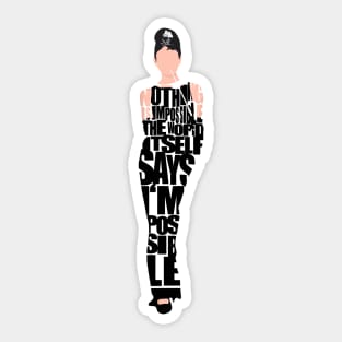 Audrey Hepburn Sticker